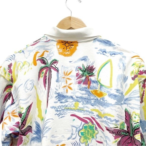 NWT Vintage Winning Ways Tropical Sailing Long Sleeve Knit Pullover Size Small - Picture 4 of 12